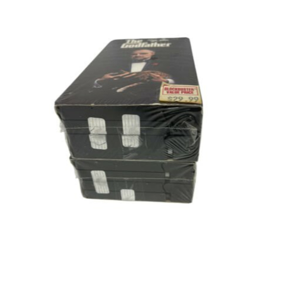 The Godfather Part 1 & 2 VHS Release 8049 8459 NEW & Sealed Watermarked HTF - Picture 6 of 6